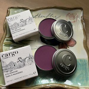 NIB 2 CARGO COSMETICS EYESHADOWS in MORETON BAY PLUM